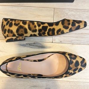 Brand new J Crew Leopard flats